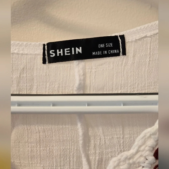 💚💥3/$15💥- SHEIN Swim BohoFeel Tassel Trim Side Split Cover Up - Picture 5 of 5